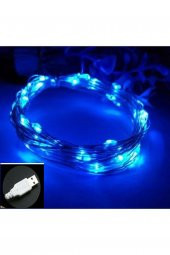 Peri Led Işık 10 Metre Usbli Mavi thumbnail 3