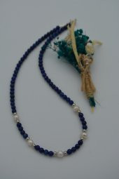 STONEAGE Lapis Lazuli ve İncili Bayan Kolye thumbnail 9
