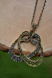 STONEAGE JEWELLERY Çift Vav Kadın Kolye thumbnail 1