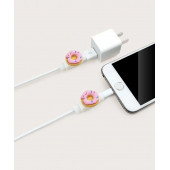 Koyu Pembe Donut Kablo Koruyucu thumbnail 1