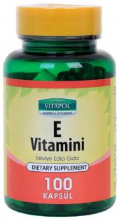 Vitapol E Vitamini 400 IU 268 Mg 100 Kapsül thumbnail 2