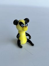 El Yapımı Murano Cam Panda Biblo A37 thumbnail 2