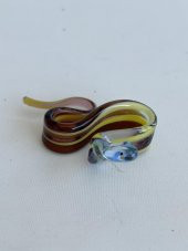 El Yapımı Murano Cam Yılan Biblo A47 thumbnail 4