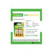 Gp Ultra Alkalin 2'li D Boy Kalın Pil thumbnail 4
