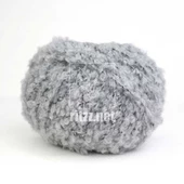 Knit Me Curly Alpaca KC08 Açık Gri thumbnail 2