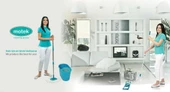 MOTEK FİXMOP MIKROFİBER  TEMİZLİK  SETİ  4 BAŞLIKLI thumbnail 5