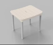 Primanova Okaliptus Banyo Taburesi Çok Amaçlı Tabure thumbnail 3