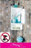 Primanova Banyo Köşe Rafı Kapaklı Şeffaf S05 thumbnail 3
