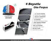 REFREF Vw touareg 4d havuzlu paspas kauçuk 2010+ thumbnail 2