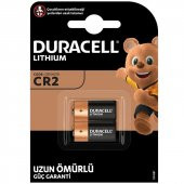 Duracell CR2 3 Volt Lityum 2'Li Pil thumbnail 1