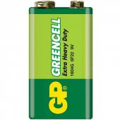 GP 1604GLF Greencell 9 Volt Pil (Tekli) thumbnail 2