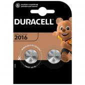 Duracell CR2016 3 Volt Lityum 2'Li Pil thumbnail 2