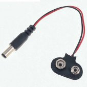 9 Volt 2.1 Mm Jacklı Pil Başlığı (IC-232A) thumbnail 3