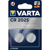 Varta CR 2025 3 Volt Lityum Pil 2'Li thumbnail 3