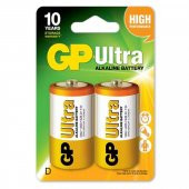 GP 13AU-2U2 Ultra Alkalin (D) Kalın 2'Li thumbnail 1