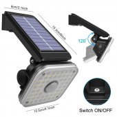 Powermaster LF-1750B 48 SMD Ledli 3 Modlu Sensörlü Solar Duvar Lambası thumbnail 3