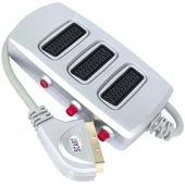 Scart Dağıtıcı 3 Lü Silver Butonlu thumbnail 3
