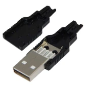 Powermaster USB A Erkek Lehimlenebilir Model Soket (IC-264A) thumbnail 3
