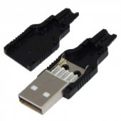 Powermaster USB A Erkek Lehimlenebilir Model Soket (IC-264A) thumbnail 1