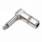 Powermaster PM-10852 Metal 6.3 Mm Mono L Tip Gitar Jack thumbnail 1