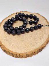 Shungite (Şungit) Taşı Dizi 12mm thumbnail 1