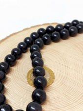 Shungite (Şungit) Taşı Dizi 12mm thumbnail 2
