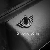 DK Tuning Mini Cooper Kapı Pimi Çerçeveleri Mavi ABS Logo Arma Seti thumbnail 5