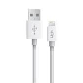 LinkTech K559 Lightning Şarj ve Data Kablosu 2.4A 1mt Beyaz thumbnail 2