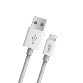 LinkTech K559 Lightning Şarj ve Data Kablosu 2.4A 1mt Beyaz thumbnail 3