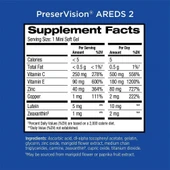 Bausch  Lomb PreserVision AREDS 2 Göz Vitamini  120 Kapsül thumbnail 4
