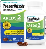 Bausch  Lomb PreserVision AREDS 2 Göz Vitamini  120 Kapsül thumbnail 1