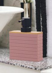 The Mia Stripe Sıvı Sabunluk Pembe thumbnail 2