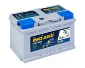 İnci Efb Max Tigris 12 V 75 Ah Start-Stop Akü thumbnail 1