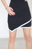 Zhlbutik Altı Biyeli Elbise Siyah thumbnail 3