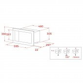 Teka ML 8200 BIS Siyah Mikrodalga thumbnail 3