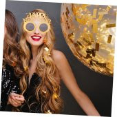 Parti Gözlük Happy New Year Gold thumbnail 7