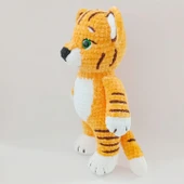 Sevimli Kaplan Amigurumi Organik Oyuncak thumbnail 2