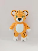 Sevimli Kaplan Amigurumi Organik Oyuncak thumbnail 1