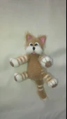 Sevimli Kedi Amigurumi Organik Oyuncak thumbnail 2