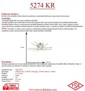 Eray Aydınlatma 5274 Krom Led Avize thumbnail 3