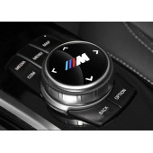BMW M LOGOLU MULTIMEDYA DÜĞME ÜZERİ STICKER (48 MM) thumbnail 3