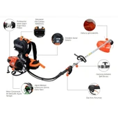 Echo Rm 520 Es Motorlu Sırt Tırpan 2.94 Hp thumbnail 6