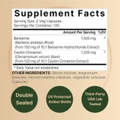 Naturebell Berberine 1500 mg 240 Tablet thumbnail 2