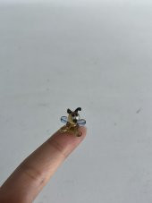 El Yapımı Mini Murano Cam Arı Biblo A129-03 thumbnail 2
