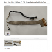 Sony Vgn-Nw120J Pcg-7173L Ekran Kablosu Lcd Data Flex thumbnail 1