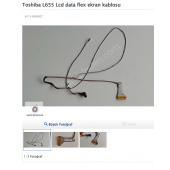 Toshiba L655 Lcd data flex ekran kablosu thumbnail 1
