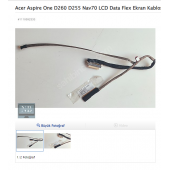 Acer Aspire One D260 D255 Nav70 LCD Data Flex Ekran Kablosu thumbnail 1