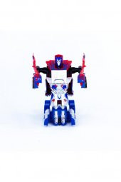 Tek Tuşla Robota Dönüşen Transformers Optimus Çek Bırak Araba thumbnail 4