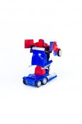 Tek Tuşla Robota Dönüşen Transformers Optimus Çek Bırak Araba thumbnail 6