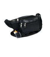 Siyah  Deri Freebag Bel Çantası thumbnail 1